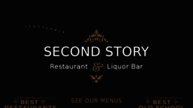 What Secondstoryliquorbar.com website looked like in 2017 (6 years ago)