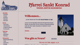 What St-konrad-weiden.de website looked like in 2017 (6 years ago)