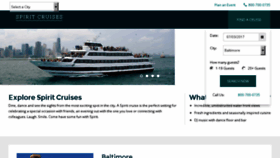 What Spiritcruises.com website looked like in 2017 (6 years ago)