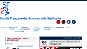 What Sf2s-sterilisation.fr website looked like in 2017 (6 years ago)