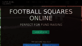 What Superbowlsquares.org website looked like in 2017 (6 years ago)