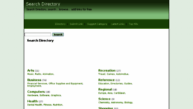What Searchdir.info website looked like in 2017 (6 years ago)