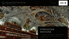 What Strahovskyklaster.cz website looked like in 2017 (7 years ago)