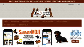 What Sausagedogcentral.com.au website looked like in 2017 (6 years ago)