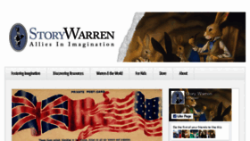 What Storywarren.com website looked like in 2017 (6 years ago)