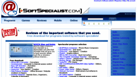 What Softspecialist.com website looked like in 2017 (6 years ago)