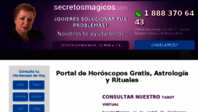 What Secretosmagicos.com website looked like in 2017 (6 years ago)