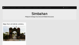What Simbahan.net website looked like in 2017 (6 years ago)