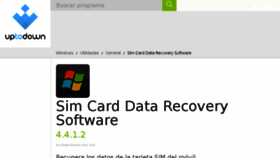What Sim-card-data-recovery-software.uptodown.com website looked like in 2017 (6 years ago)