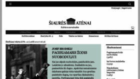 What Satenai.lt website looked like in 2017 (6 years ago)