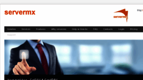 What Servermx.com website looked like in 2017 (6 years ago)