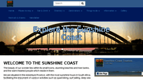 What Sunshinecoasttourism.co.za website looked like in 2017 (6 years ago)
