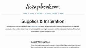 What Scrapbooking.com website looked like in 2017 (6 years ago)