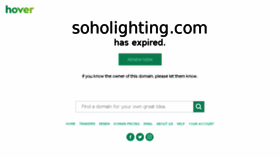 What Soholighting.com website looked like in 2017 (6 years ago)