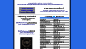 What Suomenlomaviikot.fi website looked like in 2017 (6 years ago)