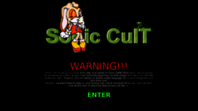 What Sonic-cult.org website looked like in 2017 (6 years ago)