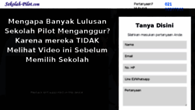 What Sekolah-pilot.com website looked like in 2017 (6 years ago)