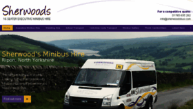 What Sherwoodsminibus.co.uk website looked like in 2017 (6 years ago)