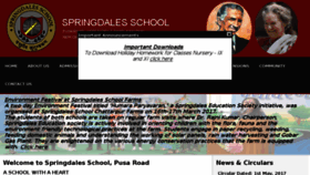 What Springdalespusa.com website looked like in 2017 (6 years ago)