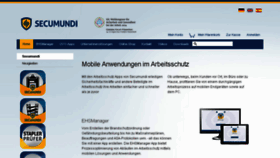 What Secumundi.com website looked like in 2017 (6 years ago)