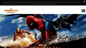 What Spiderman-lefilm.com website looked like in 2017 (6 years ago)