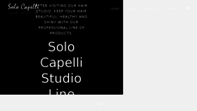 What Solocapelli.com website looked like in 2017 (6 years ago)