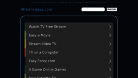 What Stream-easy.com website looked like in 2017 (6 years ago)