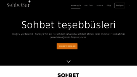 What Sohbet.bar website looked like in 2017 (6 years ago)