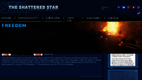 What Shatteredstar.org website looked like in 2017 (6 years ago)