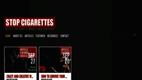 What Stopcigarettes.net website looked like in 2017 (6 years ago)