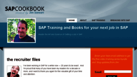 What Sapcookbook.com website looked like in 2017 (7 years ago)