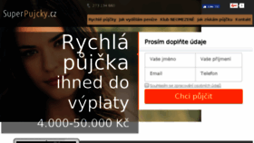 What Superpujcky.cz website looked like in 2017 (6 years ago)