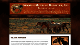 What Spanishmustang.org website looked like in 2017 (6 years ago)