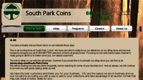 What Southparkcoins.com website looked like in 2017 (6 years ago)