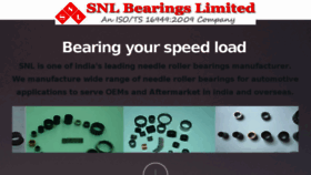What Snlbearings.in website looked like in 2017 (6 years ago)