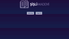 What Sisliakademi.sisli.edu.tr website looked like in 2017 (6 years ago)