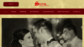 What Sterlingbanquethall.com website looked like in 2017 (6 years ago)