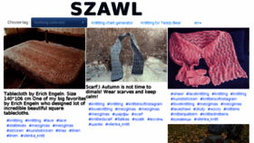 What Szawl.eu website looked like in 2017 (6 years ago)