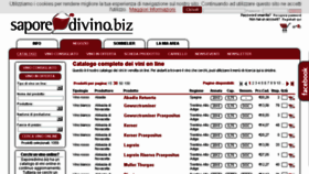 What Saporedivino.biz website looked like in 2017 (6 years ago)