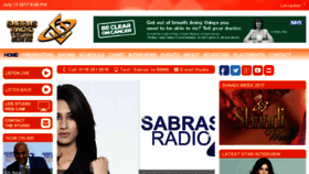 What Sabrasradio.com website looked like in 2017 (6 years ago)