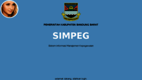 What Simpeg.bandungbaratkab.go.id website looked like in 2017 (6 years ago)