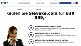 What Sieveke.com website looked like in 2017 (6 years ago)