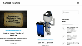 What Sunriserounds.com website looked like in 2017 (8 years ago)