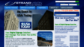 What Strandvision.com website looked like in 2017 (6 years ago)