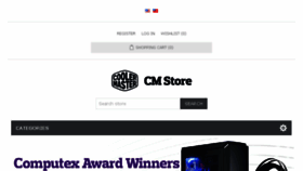 What Store.coolermaster.com website looked like in 2017 (6 years ago)