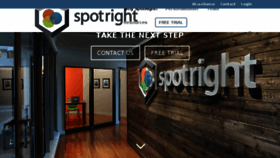 What Spotright.com website looked like in 2017 (6 years ago)