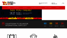 What Selangorexpo.com website looked like in 2017 (6 years ago)