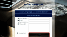 What Ssdhosting.pl website looked like in 2017 (6 years ago)