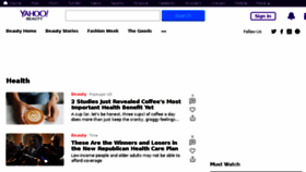 What Shine.yahoo.com website looked like in 2017 (6 years ago)