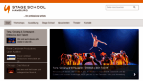 What Stageschool.de website looked like in 2017 (6 years ago)